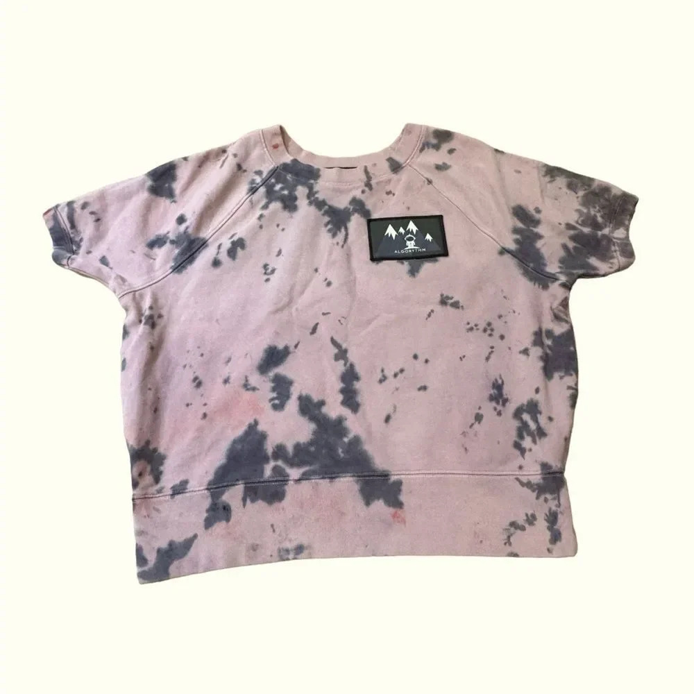Euc Algorithm Algorythm Tie Dye Top Large - image 1